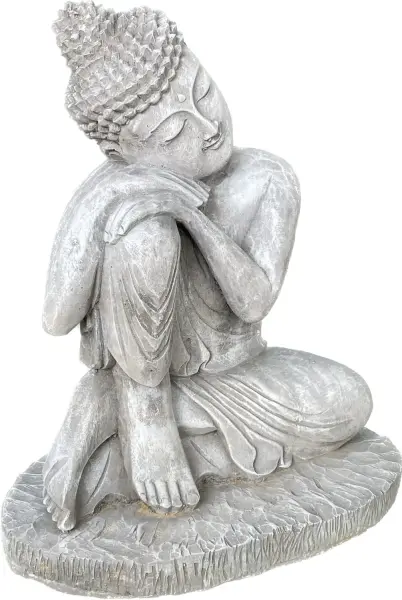 Product image 4 of the product “Vivit - Buddha relax - right knee is up, 45 cm H | cast stone ”